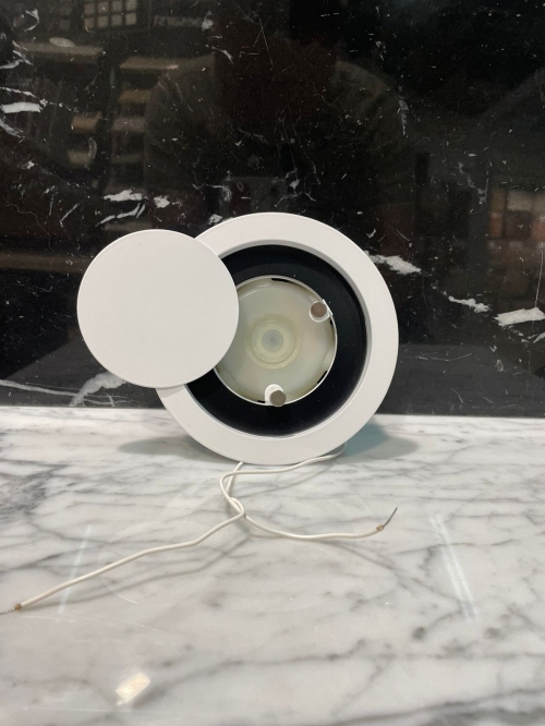 Диффузор на магнитах с вентилятором для потолков ТД125 черно-белый 125 мм